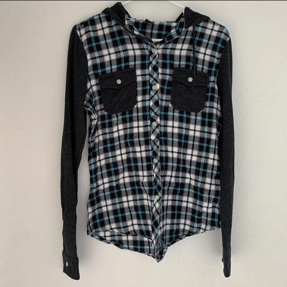 Hooded flannel